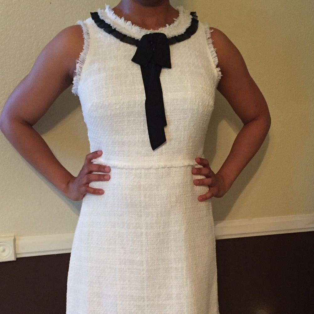 Cece white tweed dress!